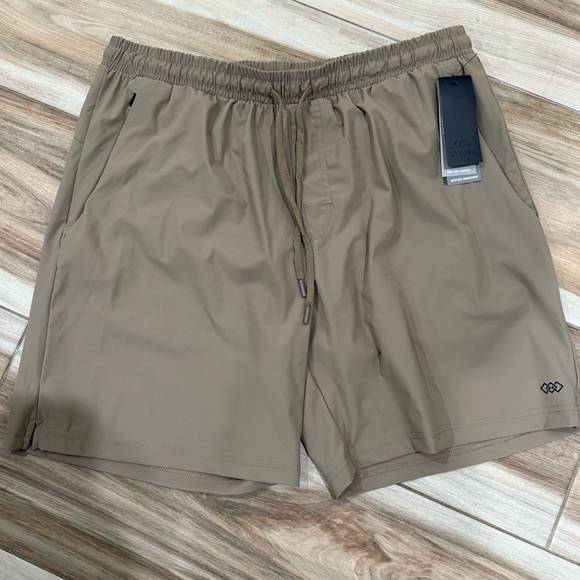 Men's Athletic Shorts in Tan - Picture 1 of 6